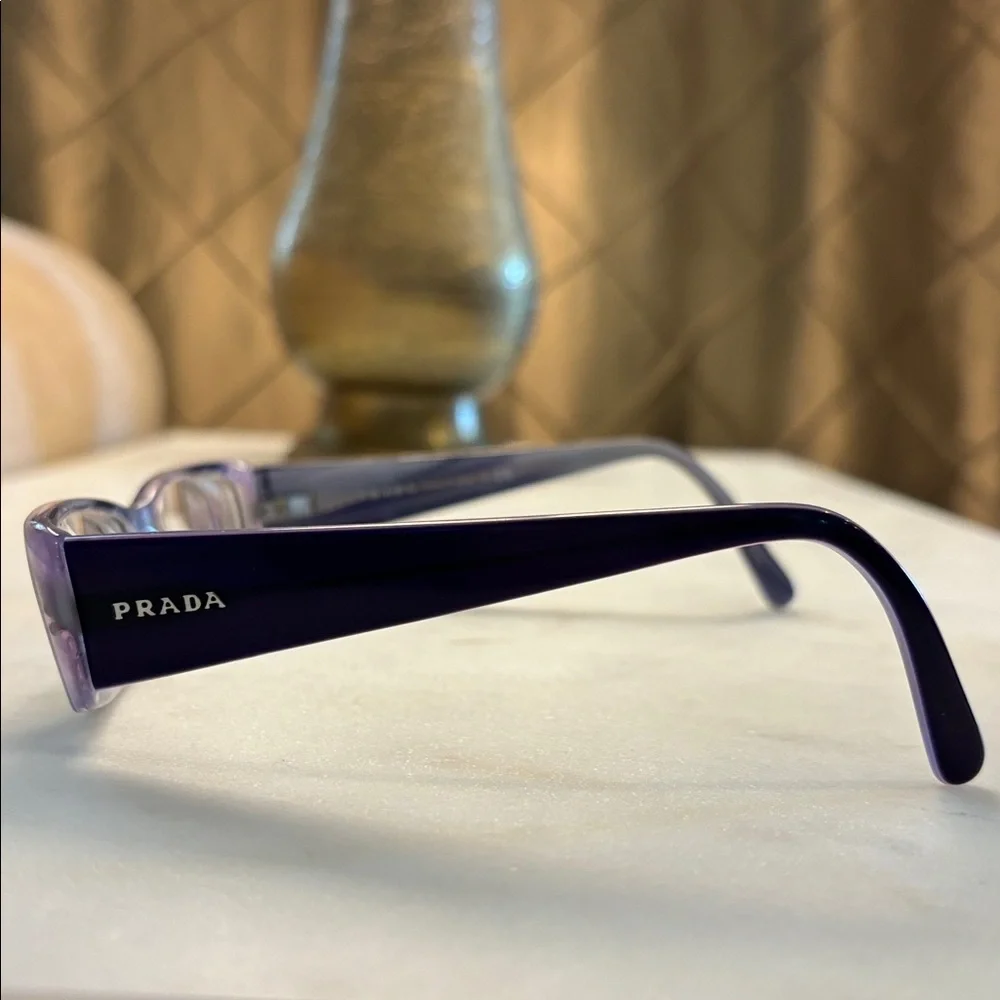 PRADA Women’s PRESCRIPTION GLASSES Rectangle Frames Dark Purple Tortoise Shell 💜